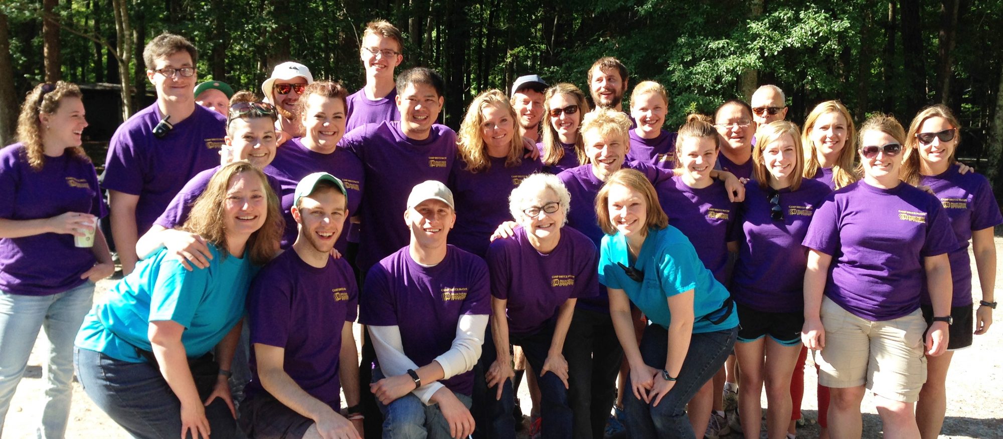 2014.1106 Group Counselors large group of volunteers
