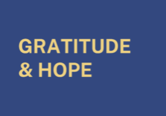 Gratitude & hope